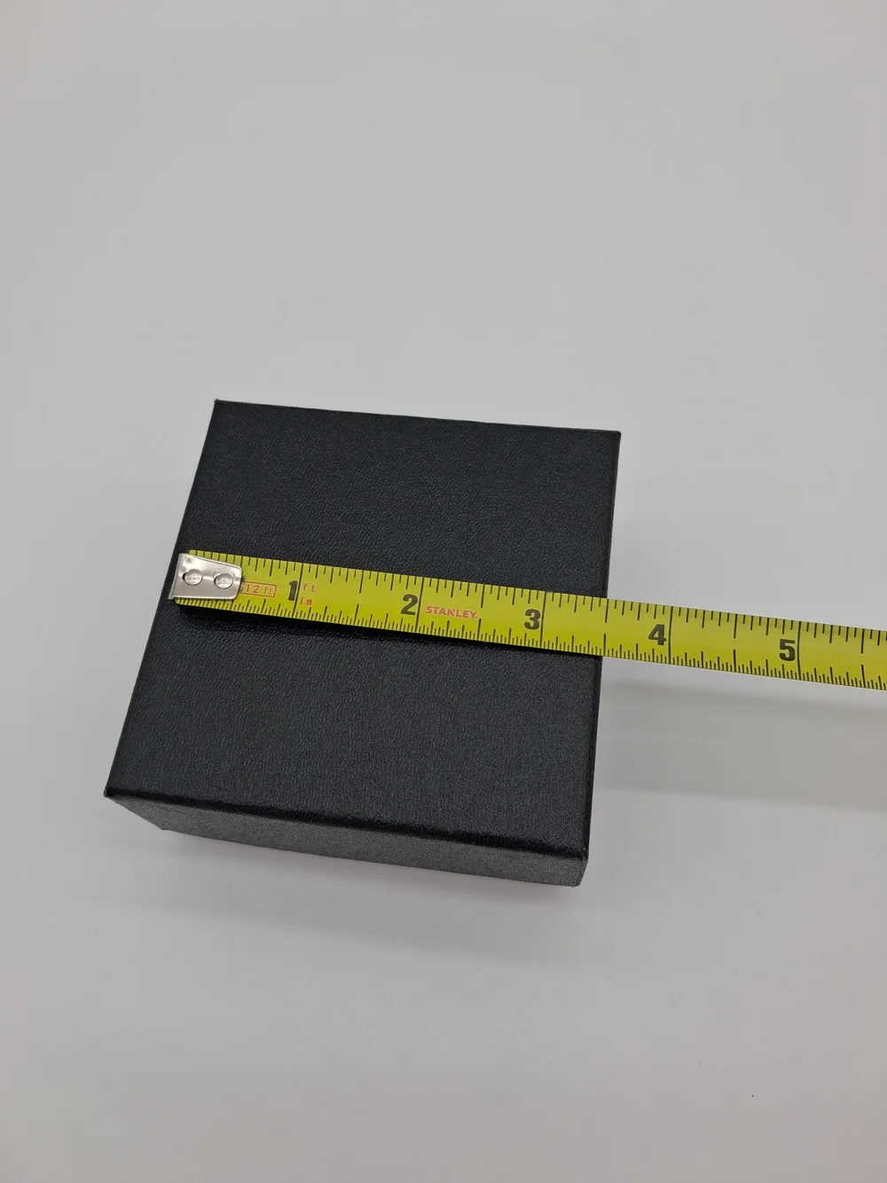 CHANEL Black Jewelry Paddes Gift Box White Interior Ribbon Care Tags Packaging
